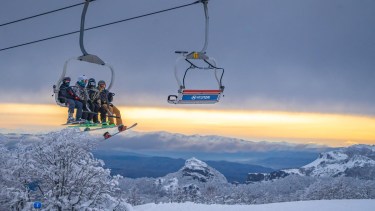 Belleza pura. Así está Chapelco. 