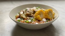 Imagen de Curry de berenjenas y garbanzos al estilo Ximena Saenz