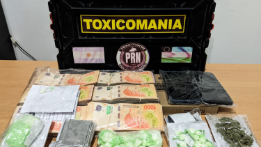 Desbarataron tres "kioscos" de drogas en el Alto Valle, en una semana. Foto: Policía de Río Negro