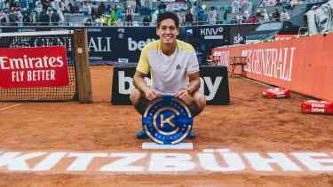 Sebastián Báez logró su segundo título de la temporada y el tercero de su carrera. (Foto: @alexanderscheuber)