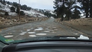Malestar por el estado de la ruta que une Moquehue con Villa Pehuenia: qué dijo Vialidad Provincial