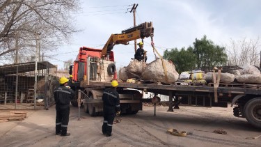 El impactante rescate de un dinosaurio en Vaca Muerta: "Una de las piezas pesa 6 toneladas"