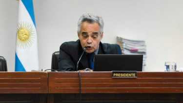 El juez federal Alejandro Silva preside el tribunal de juicio por el caso Rafael Nahuel. Foto: Juan Thomes