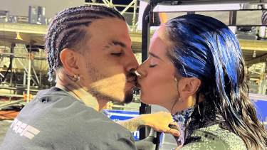 Imagen del videoclip de “Beso”, de Rosalía y Rauw Alejandro. YouTube.