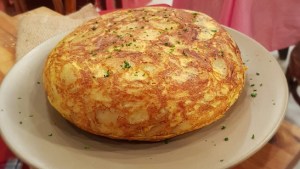 Hoy preparamos tortilla de papas