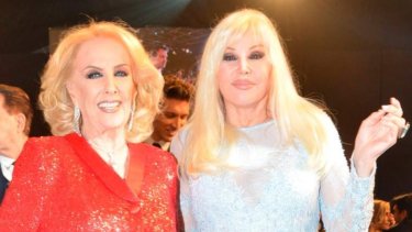 Mirtha Legrand y Susana Giménez se encontraron en un evento de alta costura. Archivo.
