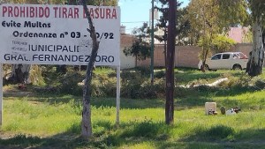 Comenzaron a talar los árboles en una plaza de Fernández Oro tras el reclamo de dos vecinas