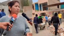 Imagen de VIDEO | Demolió su vivienda en Perú, tras la orden de desalojo de su ex: “Ahí está su terreno, la casa no”
