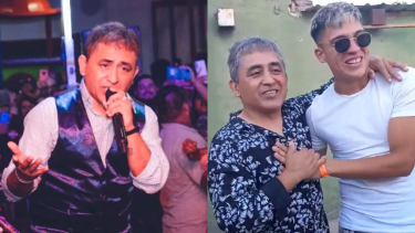 Amistad entre Huguito Flores y el futbolista Exequiel Zeballos: un recuerdo que reflotó en medio de la tragedia. Foto Archivo.

