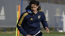 Imagen de Los ensayos de Jorge Almirón en Boca: probó un nuevo esquema con Cavani de titular