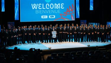 Los Pumas fueron recibidos en Francia.