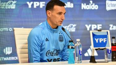 Lionel Scaloni descartó la posibilidad de un doble nueve frente a Ecuador.