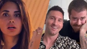 La reacción de Antonela Roccuzzo al ver el beso de Migue Granados a Messi
