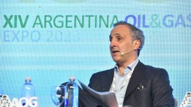 El Group CEO de Pan American Energy, Marcos Bulgheroni, cerró la segunda jornada de Encuentro con los CEOs, en la AOG 2030. (Foto: Enrique Medina(