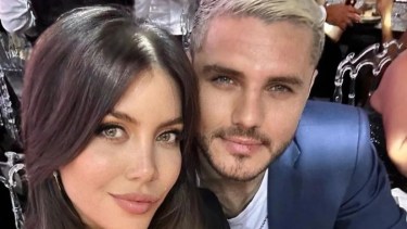 Mauro Icardi y Wanda Nara. Archivo.