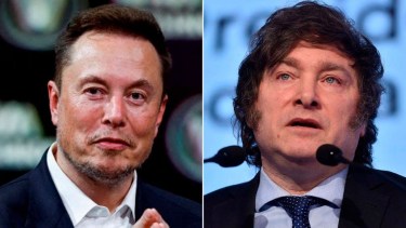 El millonario se había referido a Javier Milei como "un gran cambio". Foto: Gentileza Infobae. 