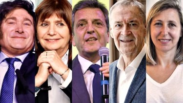 Los candidatos presidenciales debatirán este domingo en Santiago del Estero. Foto: Gentileza Ámbito Financiero. 