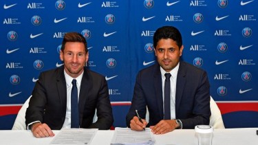 Nasser Al-Khelaifi, presidente del PSG, habló sobre las críticas de Messi y el respeto a Francia en una entrevista. Foto Archivo.