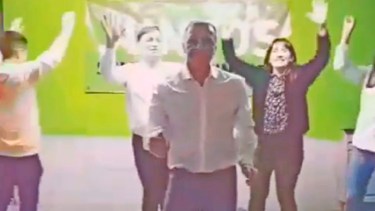 La “coreo” de Rivas y sus allegados, para la campaña municipal de Chichinales.