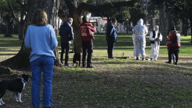 Las cámaras de seguridad mostraron a Isaías José Suárez antes y después del crimen en Palermo. Foto Archivo.