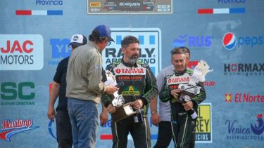 Ale Cancio, el piloto de Plaza Huincul, espera novedades, porque puede cambiar la punta del certamen. (Rally Argentino)