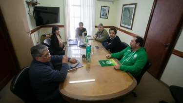 Las negociaciones paritarias no se extendieron. En la Función Pública duraron algo más de media hora. Foto: Pablo Leguizamon.