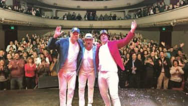 Miguel del Sel, el Chino Volpato y Dady Brieva, el trío histórico de Midachi. Foto: Instagram midachioficial