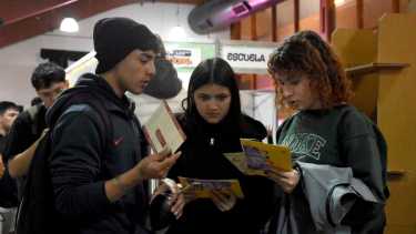 Consejos para elegir una carrera en la Expo vocacional. Foto: archivo Matías Subat. 