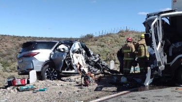 Muere una pareja en un choque frontal sobre la Ruta 237: "Era imposible resistir el impacto"