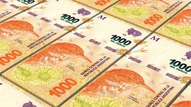 Los billetes de $1.000 ya representan más del 55% de todo el circulante en la economía.

