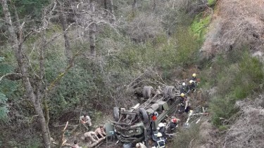  El accidente ocurrió sobre la Ruta 62 camino hacia Lolog, en dirección a San Martín de los Andes. Foto: Archivo