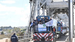 Llegó a Viedma el «Tren Solidario» con donaciones para la región Sur