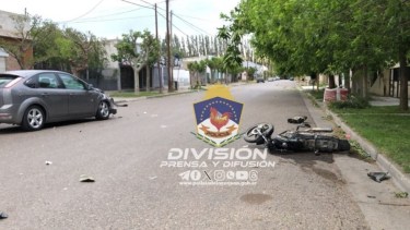 El hecho ocurrió esta mañana en Centenario. Foto: Gentileza.