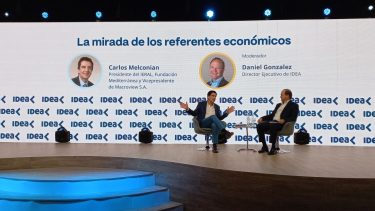 Carlos Melconian en el coloquio de IDEA en Mar del Plata. 