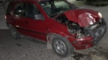 Imagen de Impactante choque entre dos vehículos en Cinco Saltos