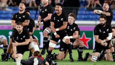 Los All Blacks van por su cuarto título en un Mundial. (AP Photo/Shuji Kajiyama, File)