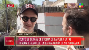 Qué dijo Andy Kusnetzoff de la pelea entre Andrea Rincón y Belén Francese en PH