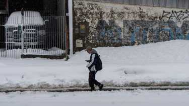 Suspenden las clases en Bariloche por el alerta de nieve, este lunes. (Archivo)