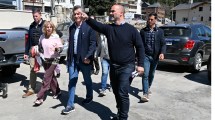 Imagen de Video | Abuchearon a Mauricio Macri en la calle Mitre de Bariloche