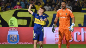 Barco, la técnica de patear penales, el cruce con Cavani y el momento de Boca