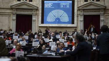 Con 126 votos afirmativos, 7 negativos y 102 abstenciones, se aprobó el Régimen de Promoción del Gas Natural Licuado (GNL) . (Twitter Diputados)