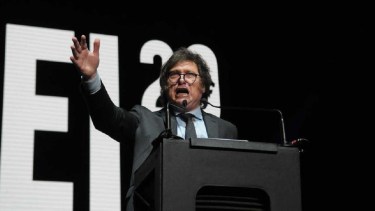 Javier Milei, candidato a presidente de La Libertad Avanza. 