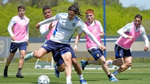 Jorge Almirón probó al once titular de Boca para enfrentar a Fluminense por la Libertadores