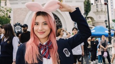 Celeste Díaz, la joven de Cipolletti que concursa en un reality  de K-Pop. 