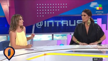 Flor de la V y Marcela Tauro tienen una relación distante, que atraviesa la pantalla de "Intrusos".-