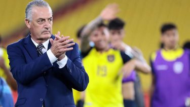 Gustavo Alfaro es el actual técnico de Costa Rica, antes estuvo en la órbita de Racing. Archivo.  