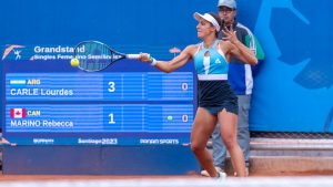 Panamericanos 2023: el tenis asegura medallas, Las Leonas golean y el fútbol se complica