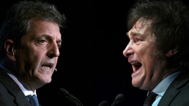 Sergio Massa y Javier Milei, balotaje el domingo 19 de noviembre. 