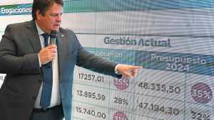 Gaido presentó un presupuesto 2024 con un superávit similar al total del ejercicio 2023