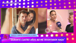Pampita habló de los rumores de separación con Roberto García Moritán: «Venía invicta»
